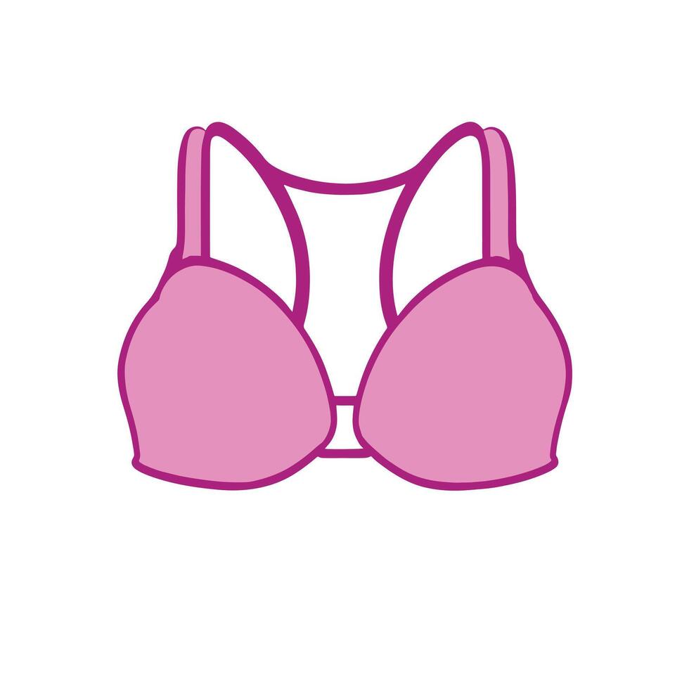 Bra icon simple logo vector