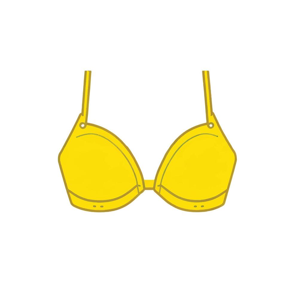 Bra icon simple logo vector