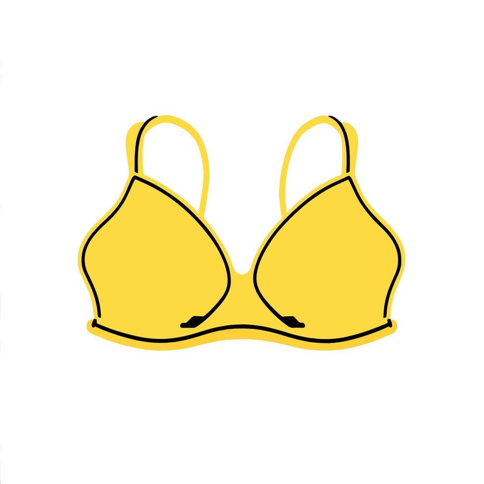 Bra icon simple logo vector