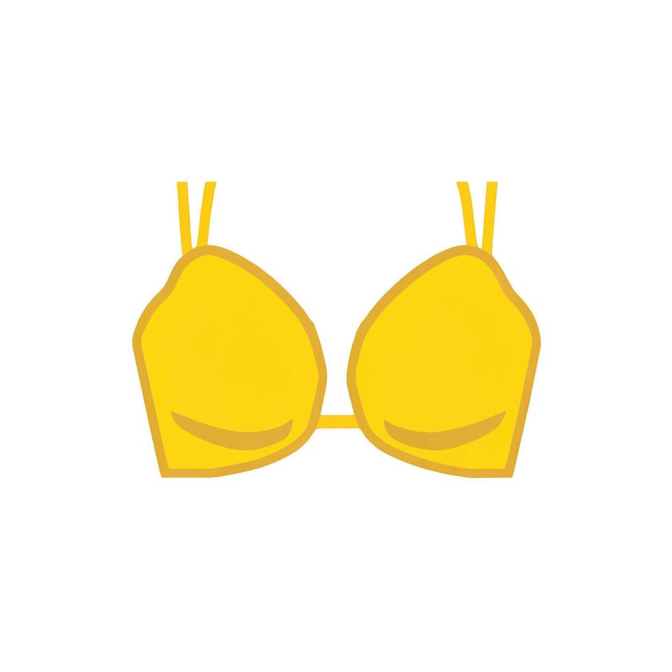 Bra icon simple logo vector