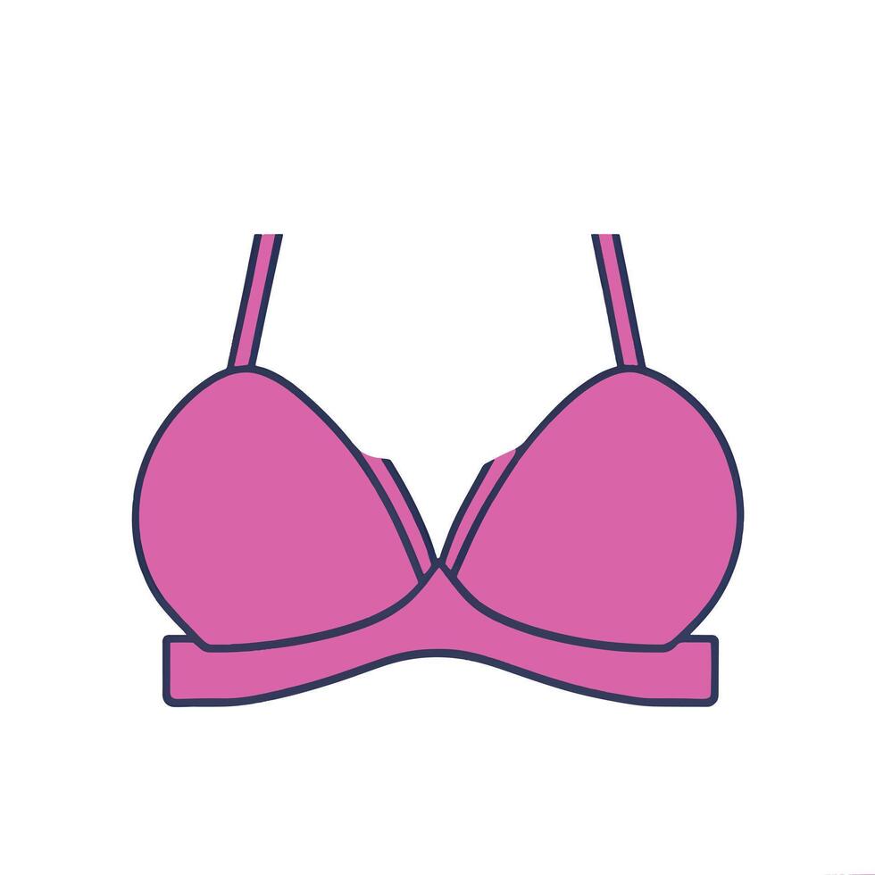 Bra icon simple logo vector