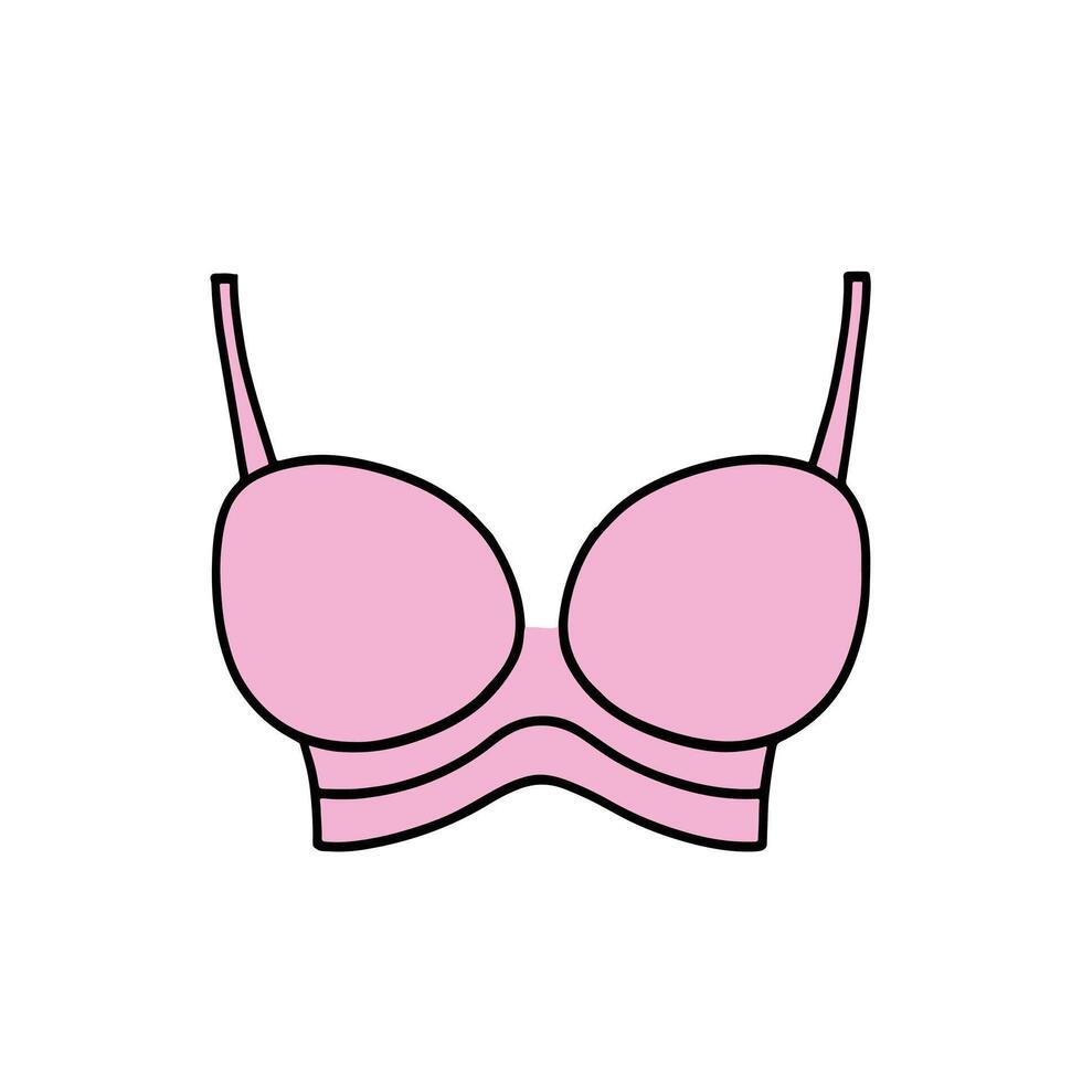 Bra icon simple logo vector