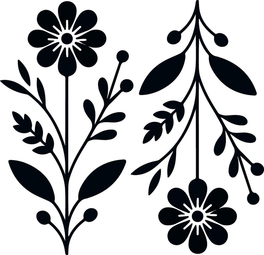 Floral Background with butterfly element for design vector