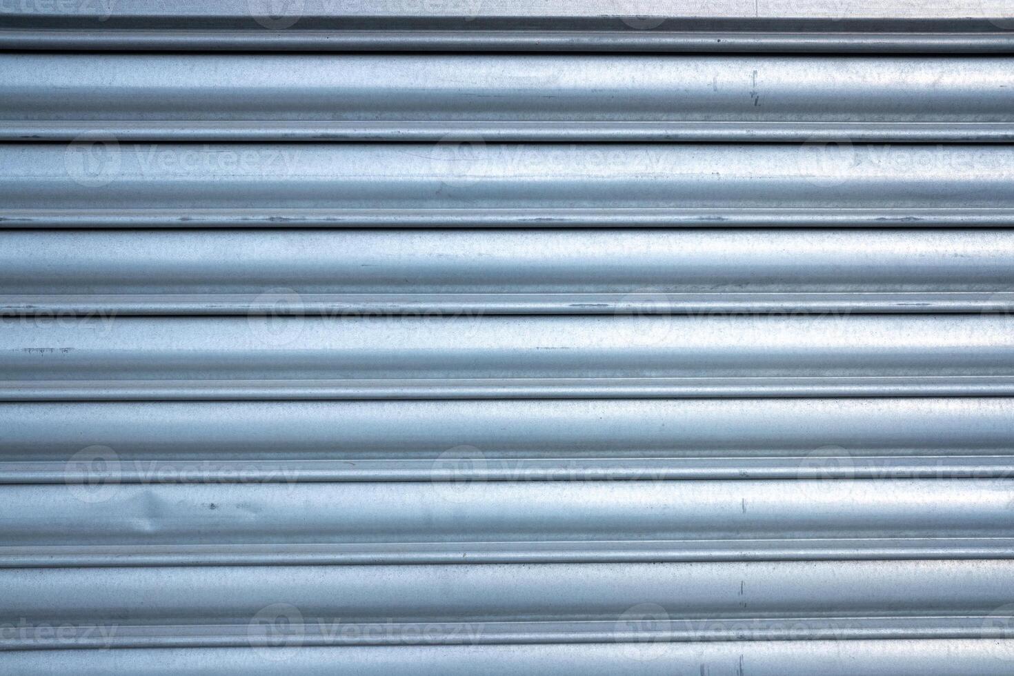 metal shutters background, part of horizontal metallic gate for background or wall paper photo