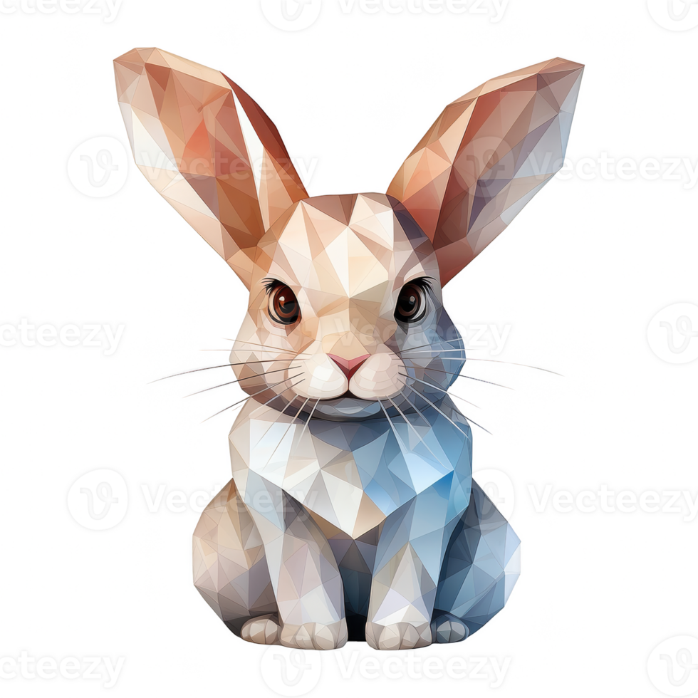 Low Poly Animals Illustration png