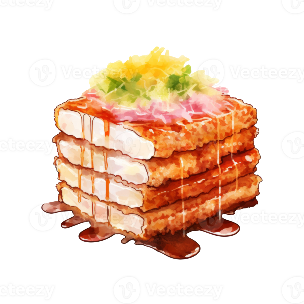 Tonkatsu Clipart Illustration png