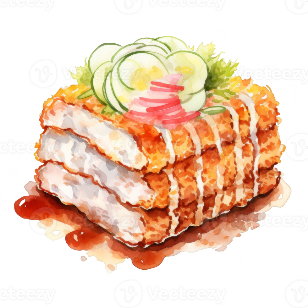 Tonkatsu Clipart Illustration png