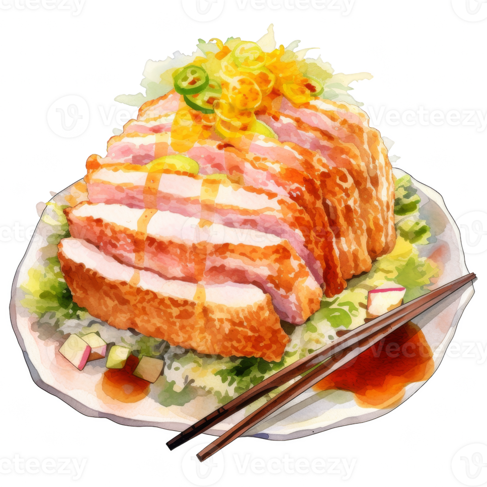 Tonkatsu Clipart Illustration png