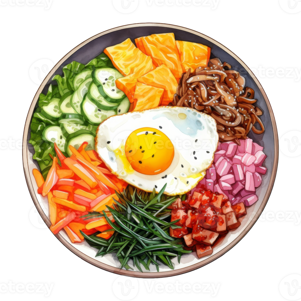 Bibimbap Clipart Illustration png
