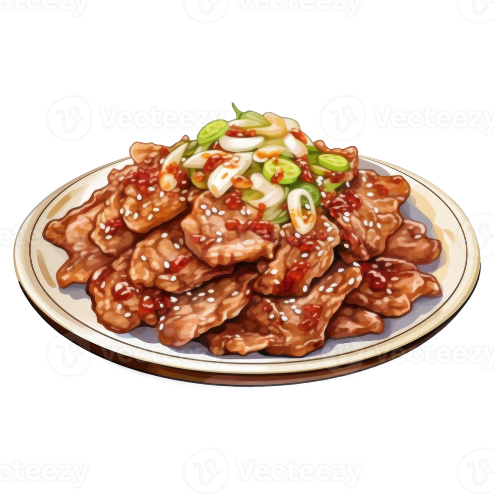 Bulgogi Clipart Illustration png