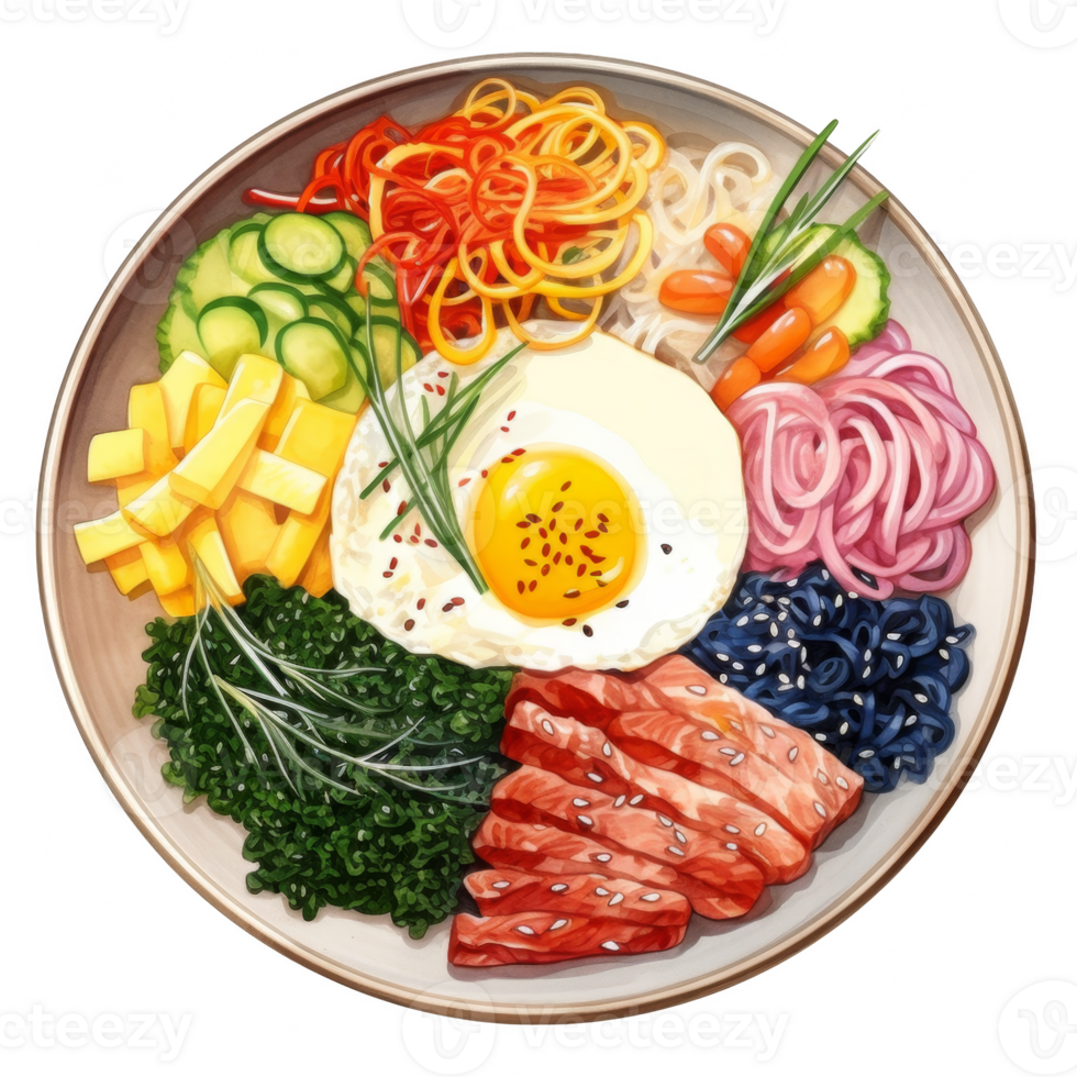 Bibimbap Clipart Illustration png
