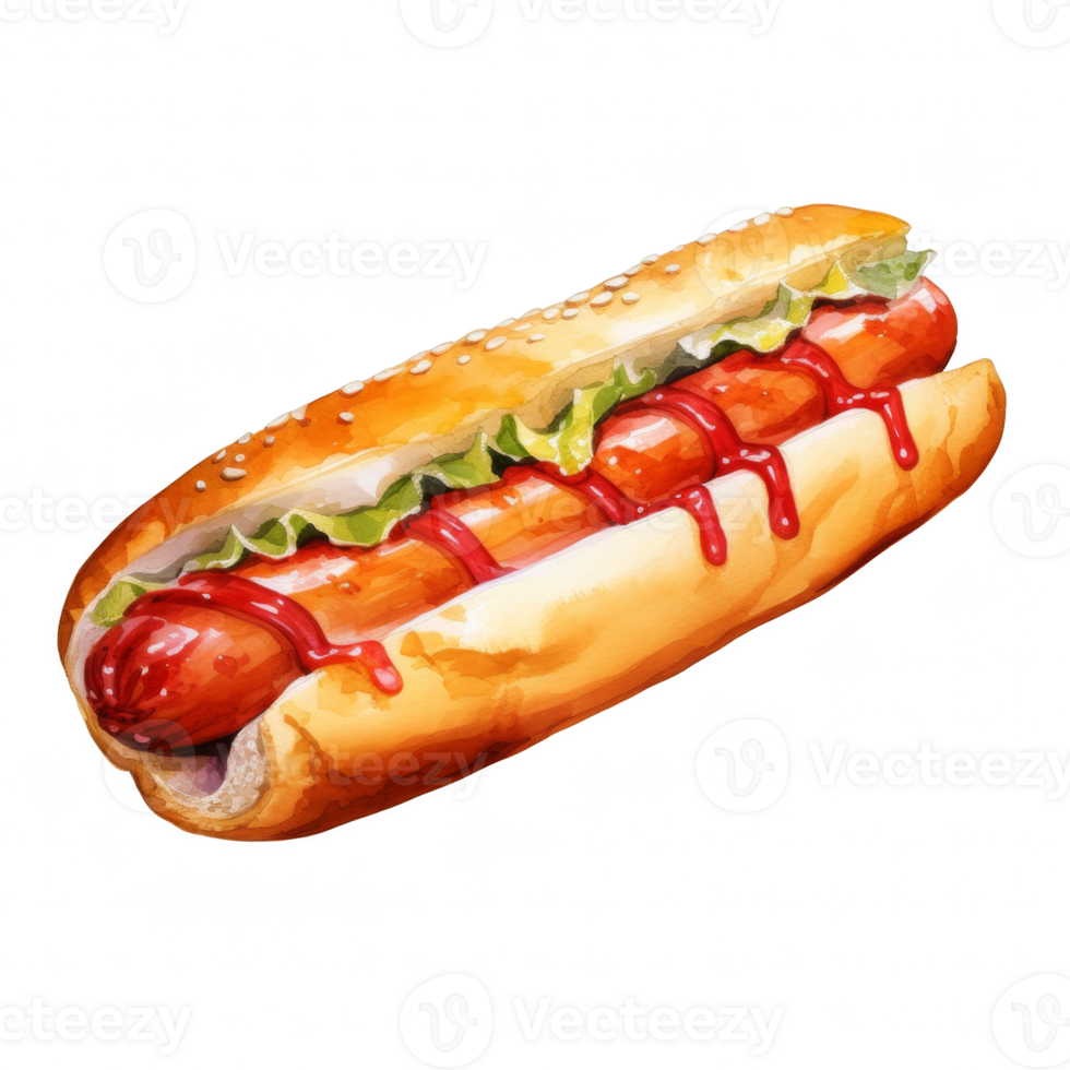 Hot Dog Illustration png