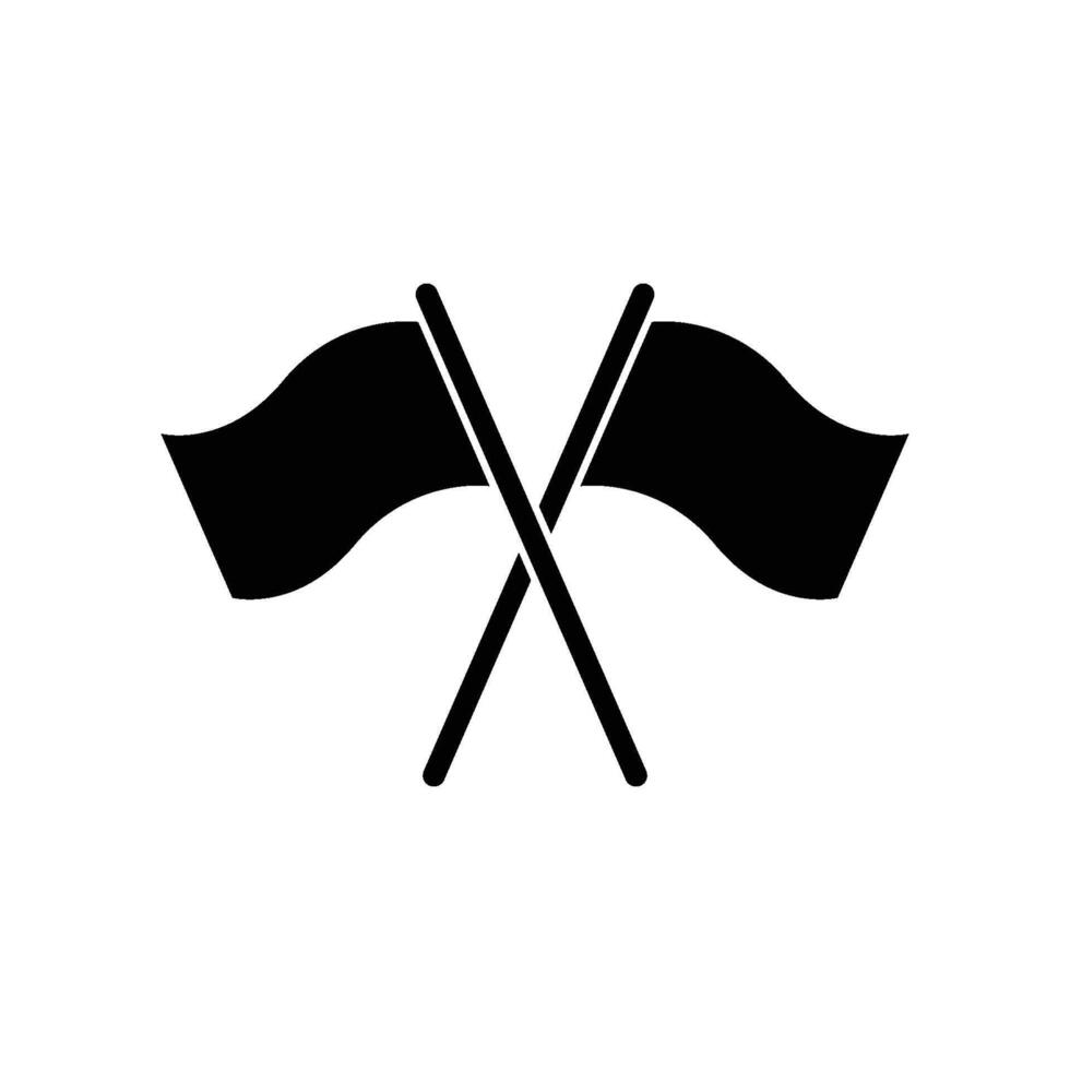 icon race flag logo vector