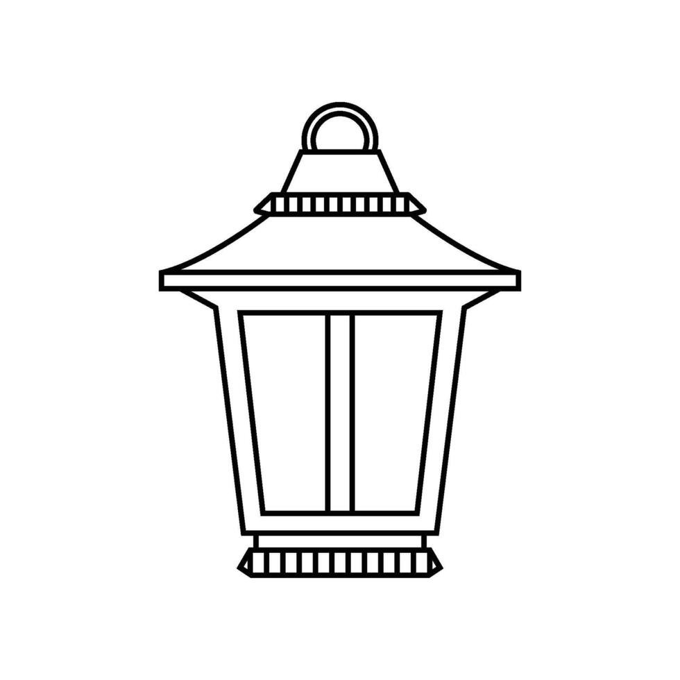 lantern icon illustration vector