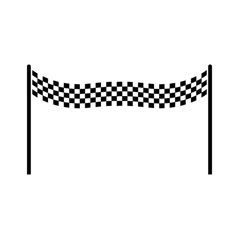 icon race flag logo vector