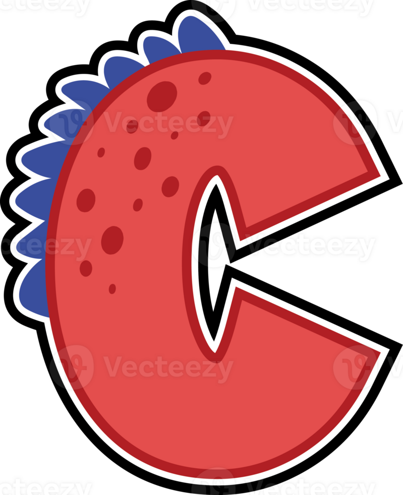 dinosaur alphabet and number illustration png