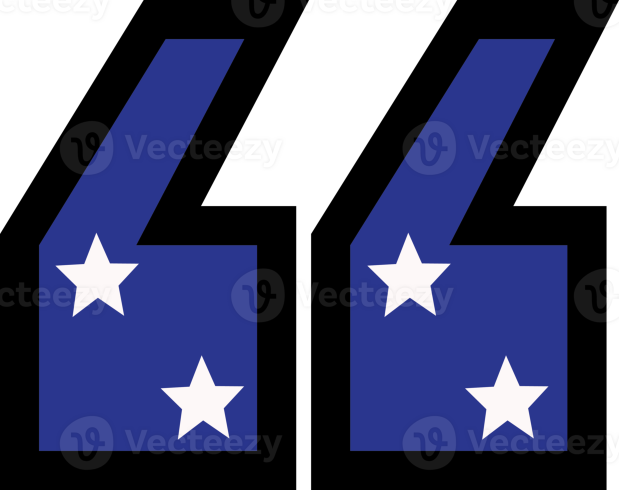 American flag alphabets and punctuation 4th of July Indedendence day png