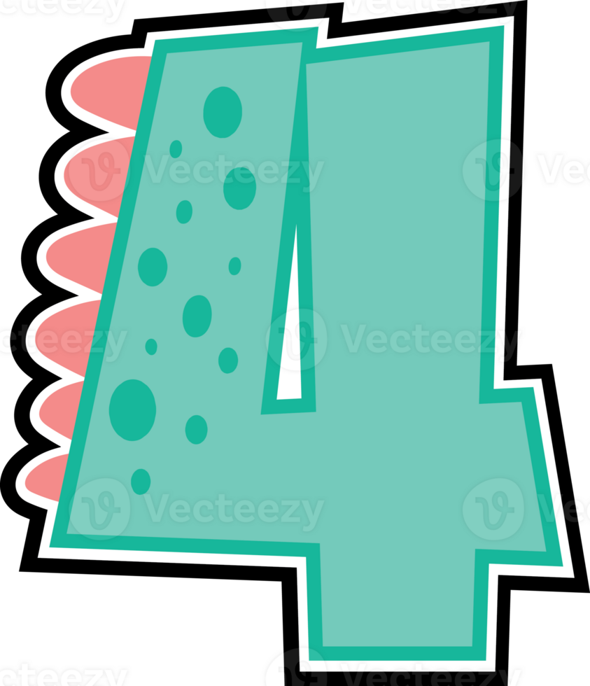dinosaur alphabet and number illustration png