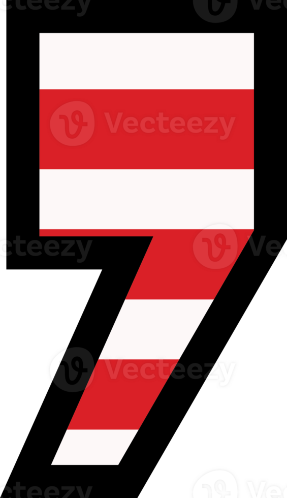 American flag alphabets and punctuation 4th of July Indedendence day png