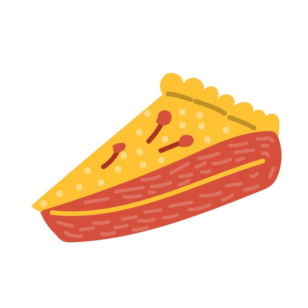 Autumn fall thanksgiving pastry bake illustration vector