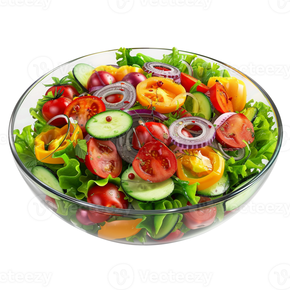 Salad isolated on transparent background png