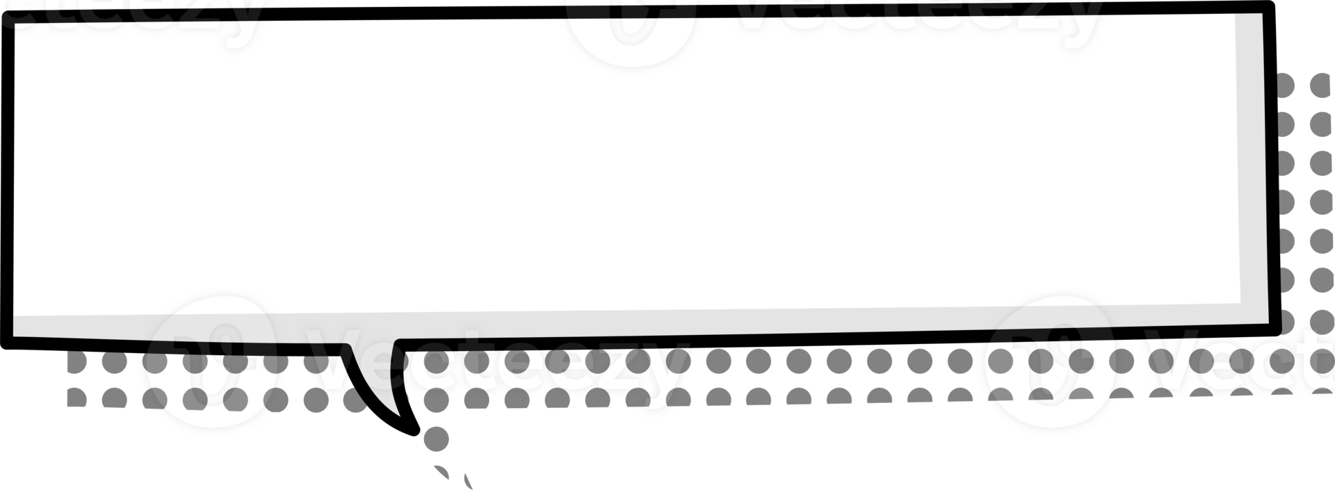 Black and white color Pop art polka dots halftone speech bubble balloon icon sticker memo keyword planner text box banner png