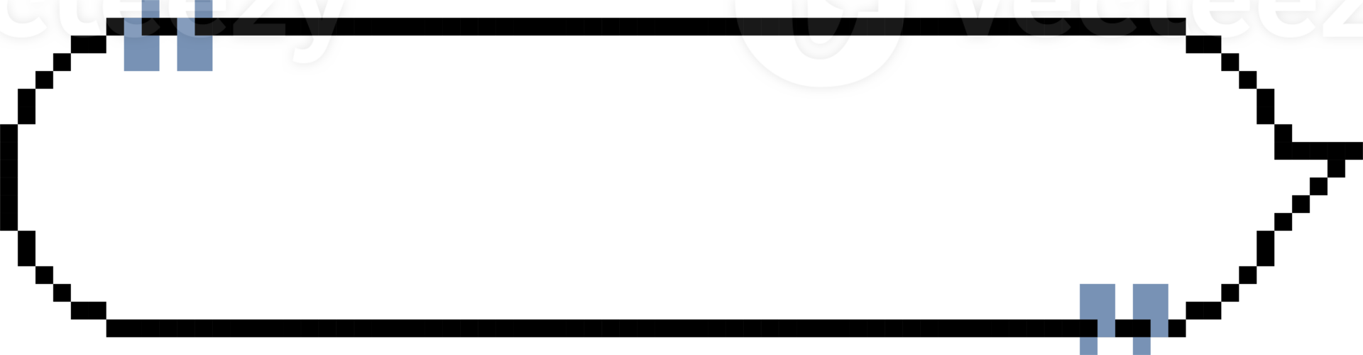 8bit retro game pixel speech bubble balloon icon sticker memo keyword planner text box banner png