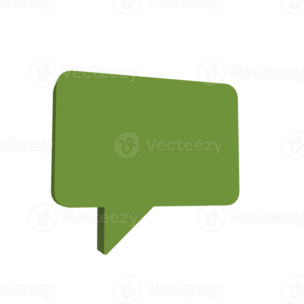 speech bubble icon isolated on transparent background png