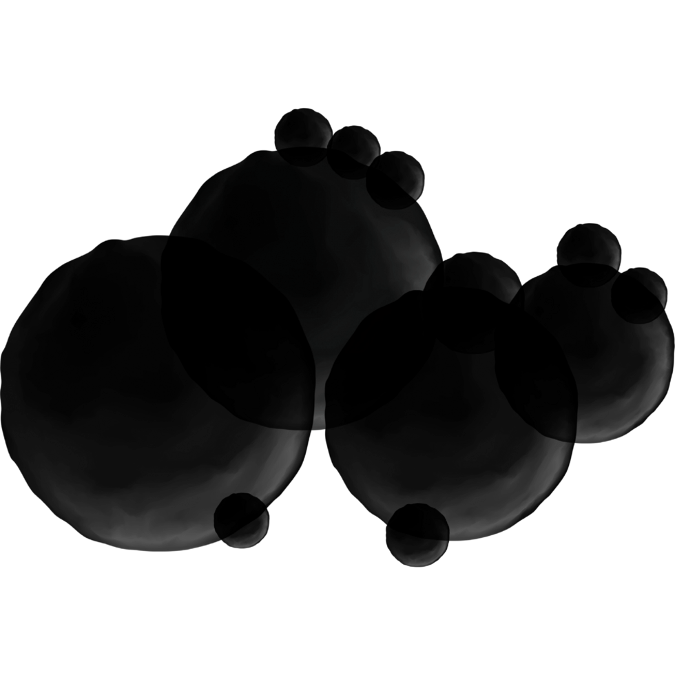 cube drops simple elements, organic amoeba blob shape in modern style fluid dynamic. png