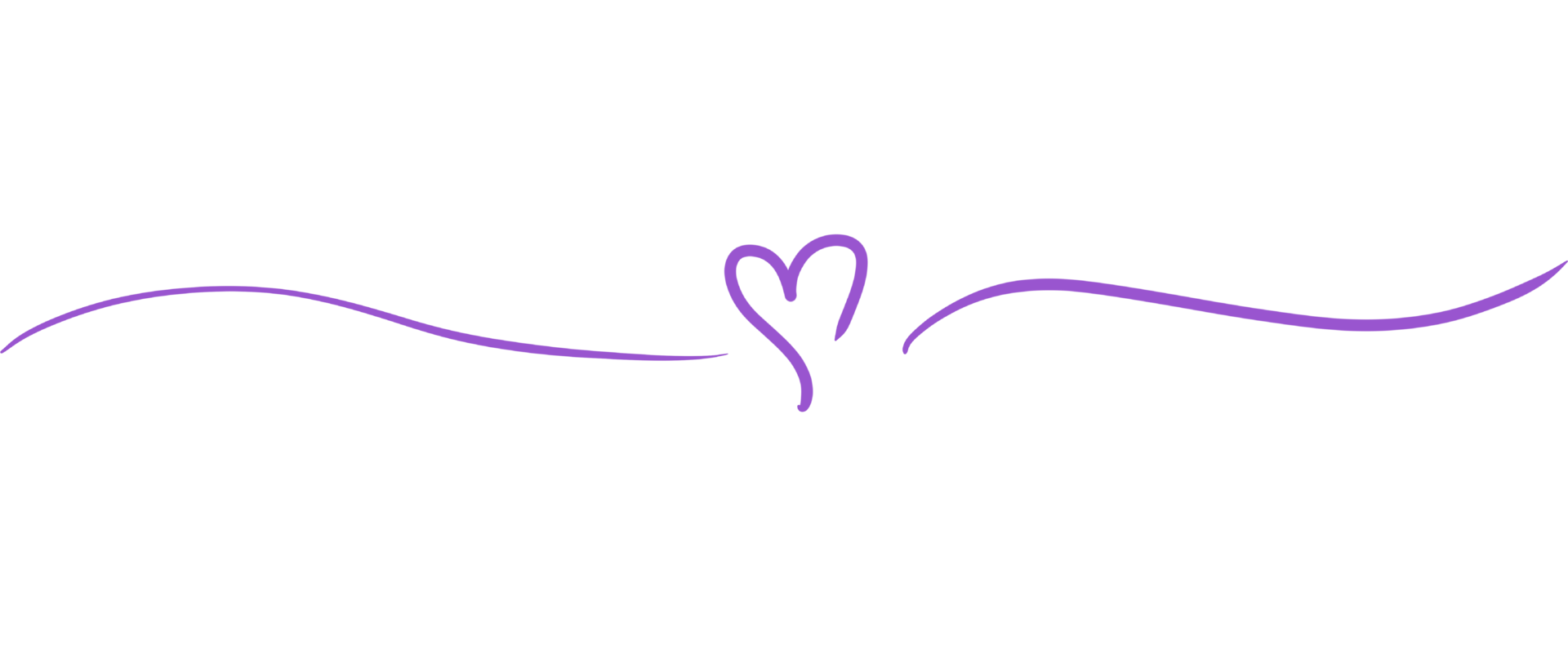 Heart. Abstract love symbol. Continuous line art drawing illustration. png