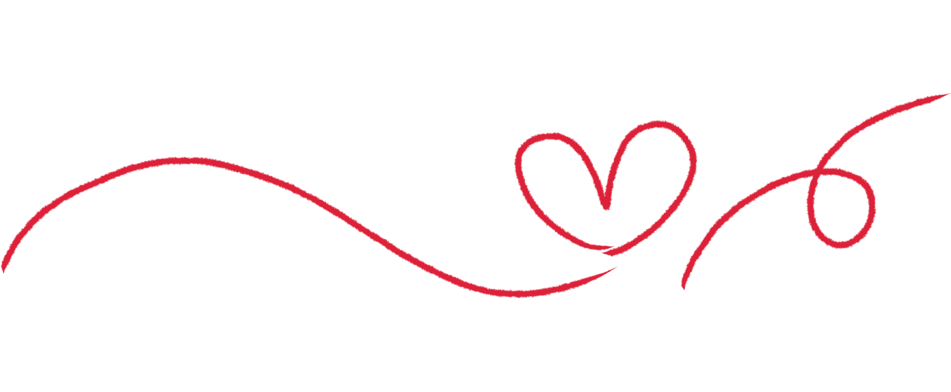 Heart. Abstract love symbol. Continuous line art drawing illustration. png