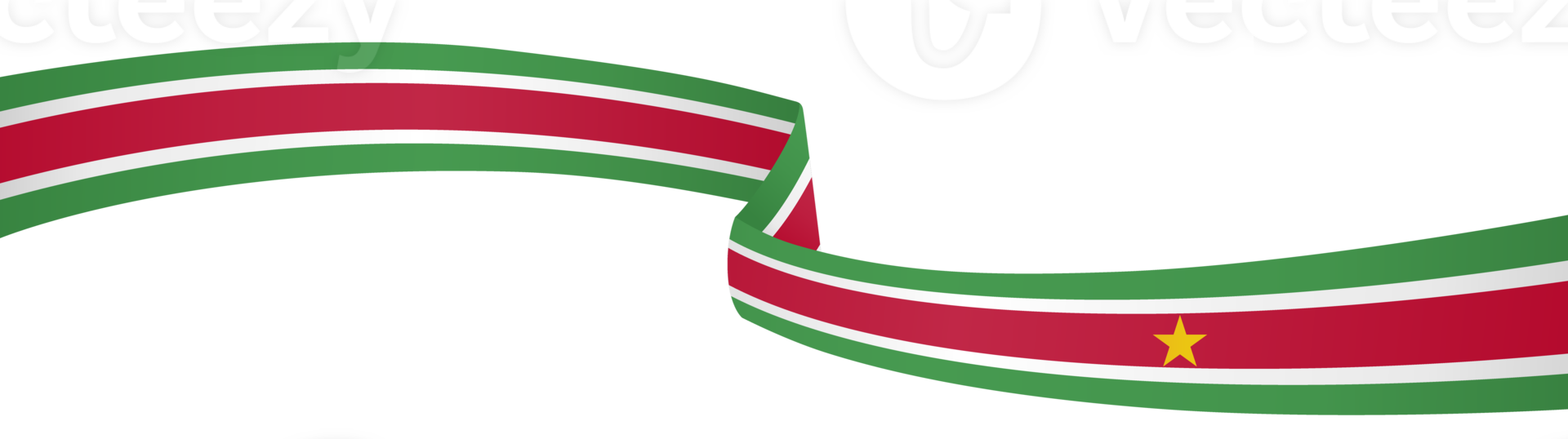 Suriname flag wave png