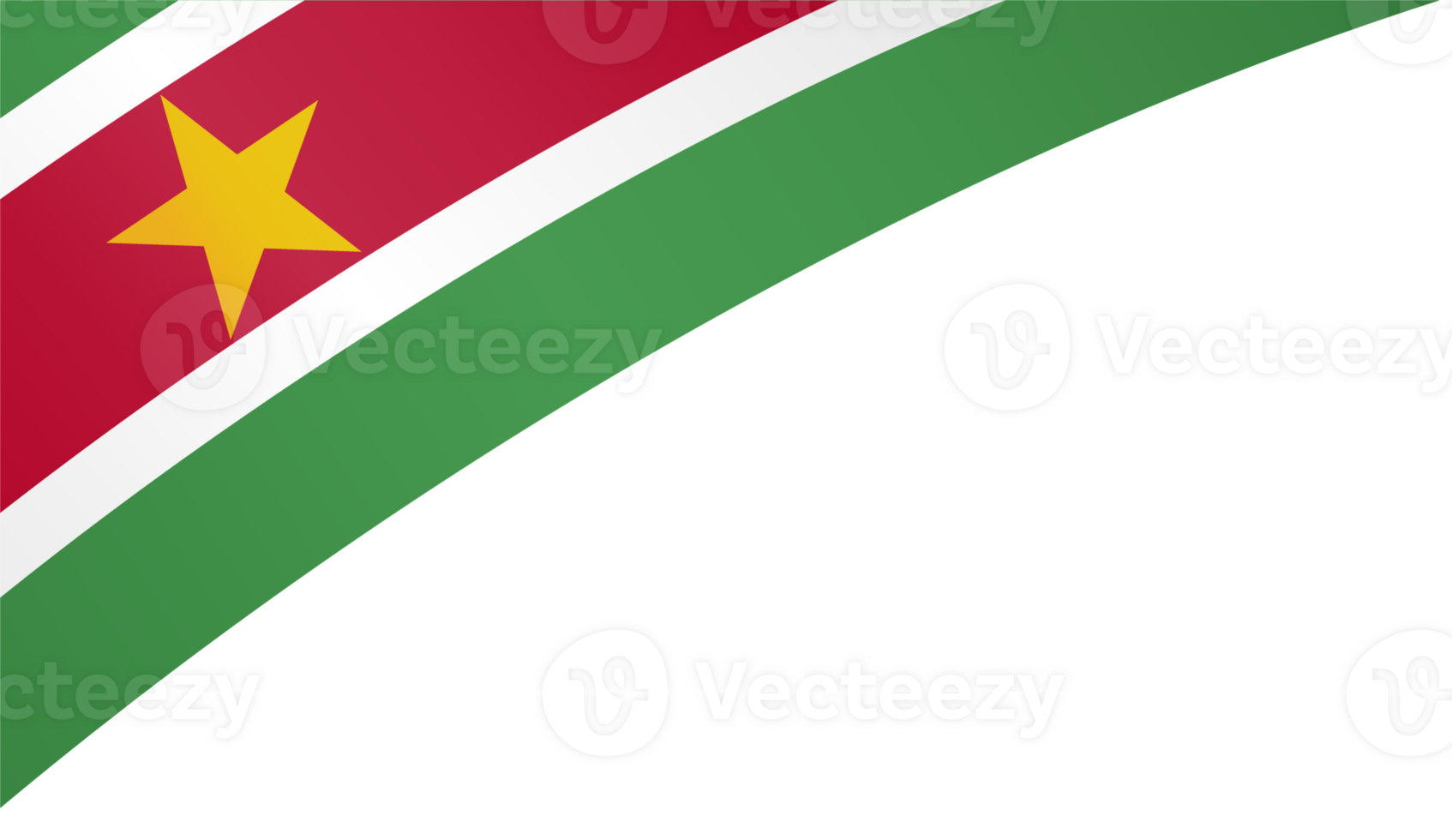 Suriname flag wave png