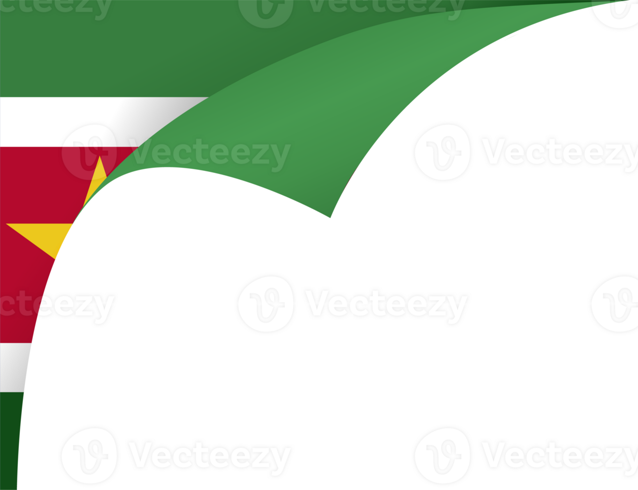 Suriname flag wave png