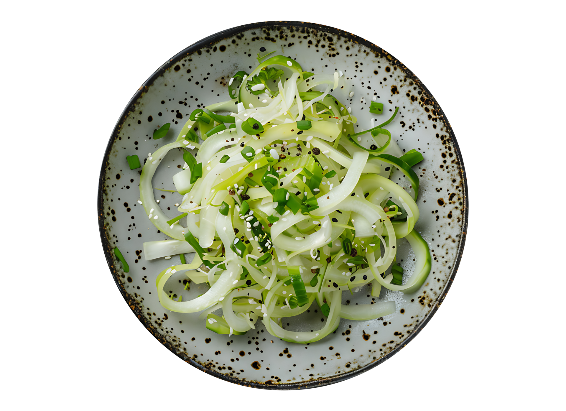 Fennel Cucumber Celery Salad on a transparent background 45849514 PNG