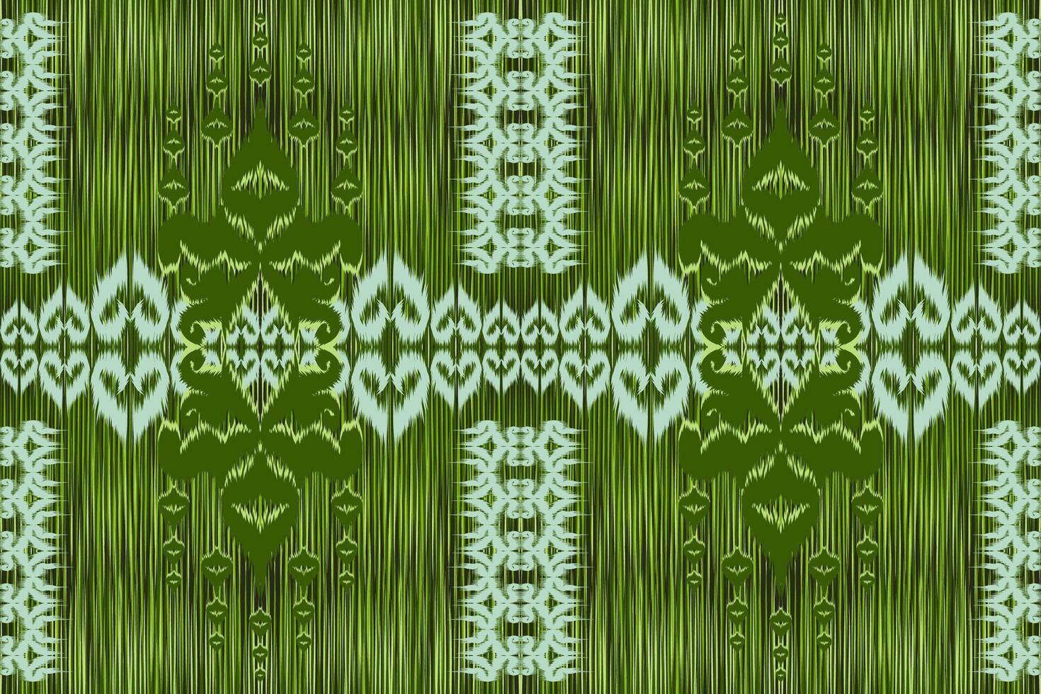 Ethnic ikat chevron pattern background Traditional pattern on the fabric in Indonesia and other Asian countries. vector