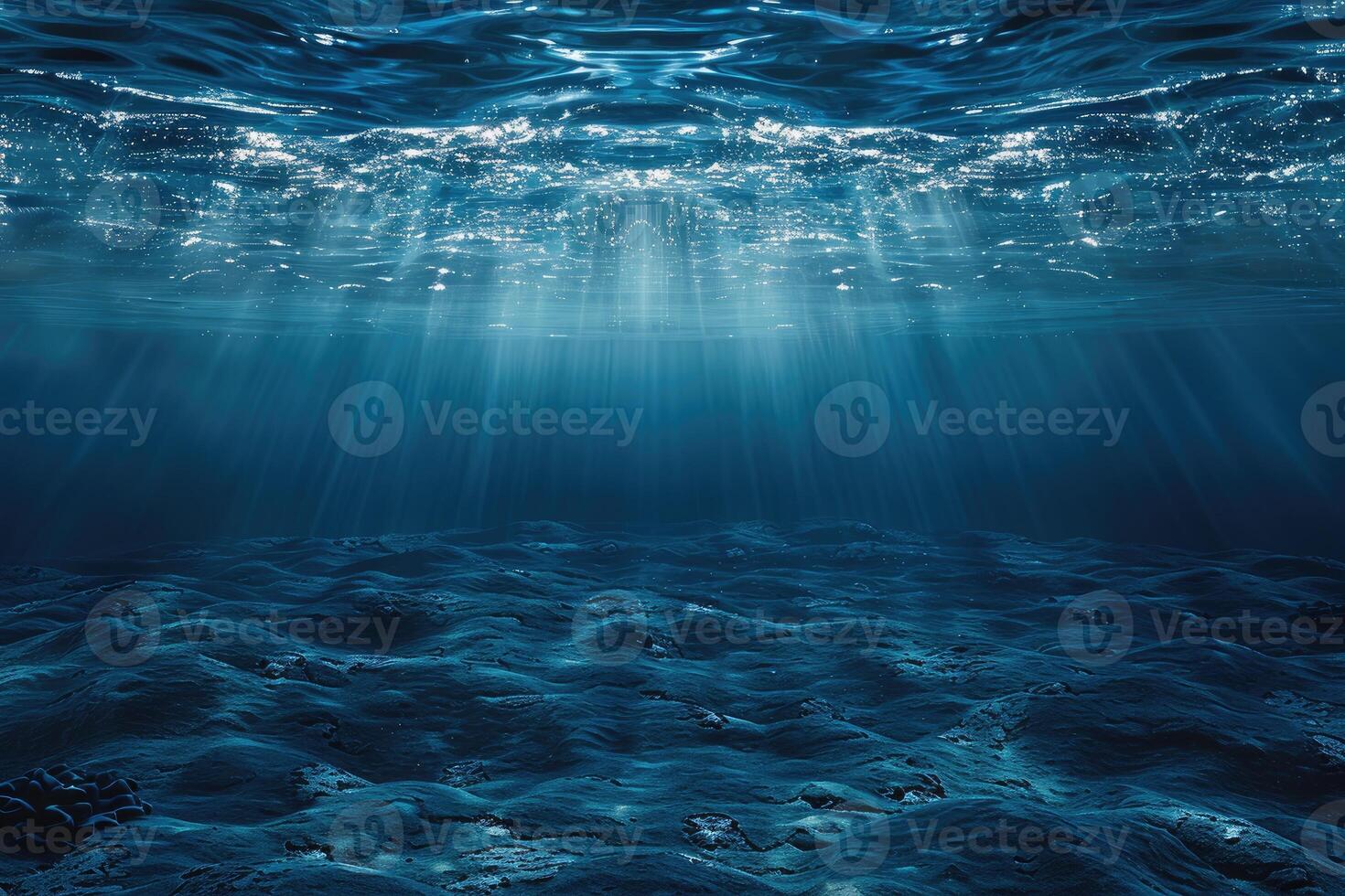 Deep sea underwater professional advertising food photography photo
