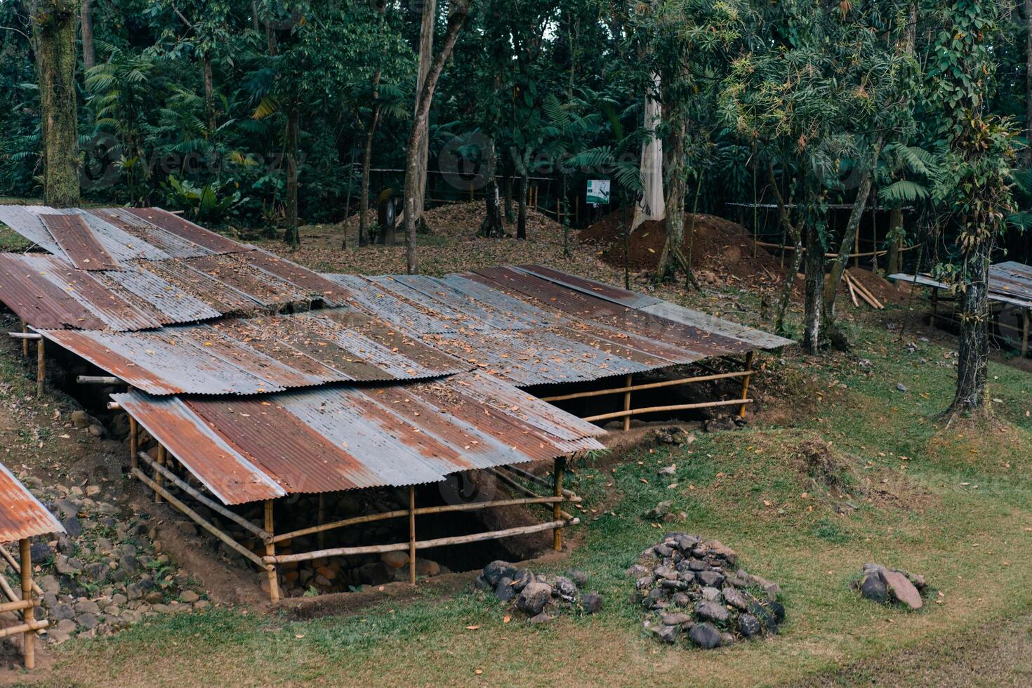 Archaeological Park Takalik Abaj in Retalhuleu, Maya and Olmeca, Guatemala - feb 2023 photo