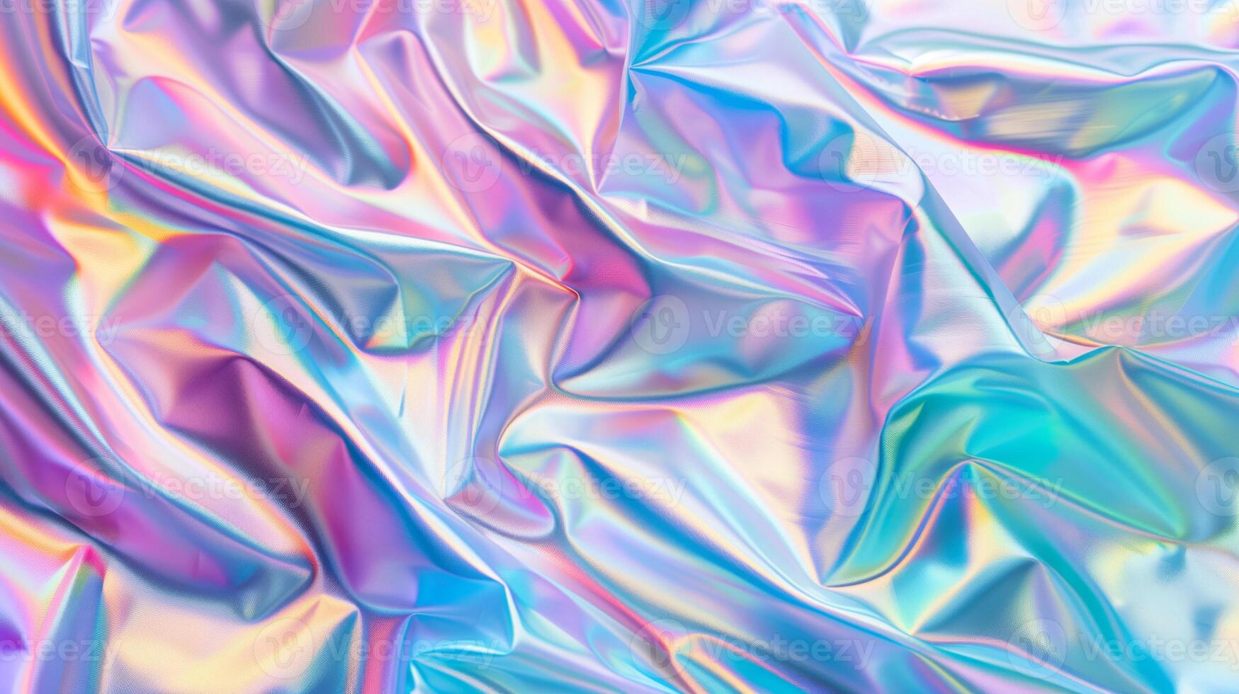 Iridescent foil texture abstract background photo