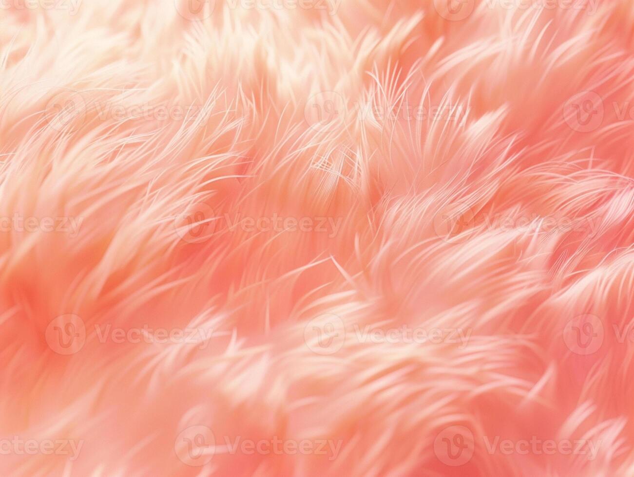 Gentle peach fur texture close up. Trend color of the year 2024 Peach Fuzz. Aesthetic macro photo