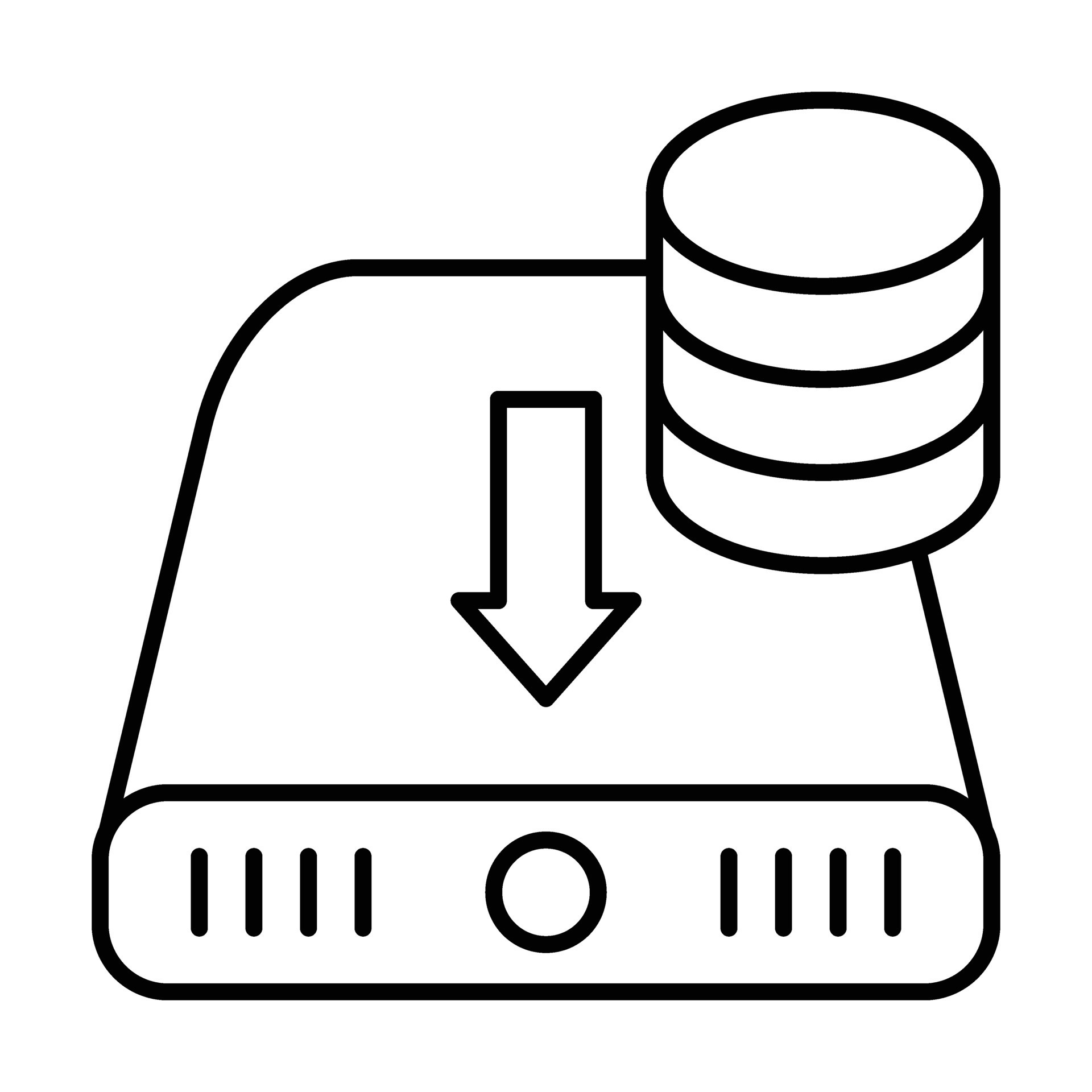 Data Storage Icon Design 45852547 Vector Art at Vecteezy