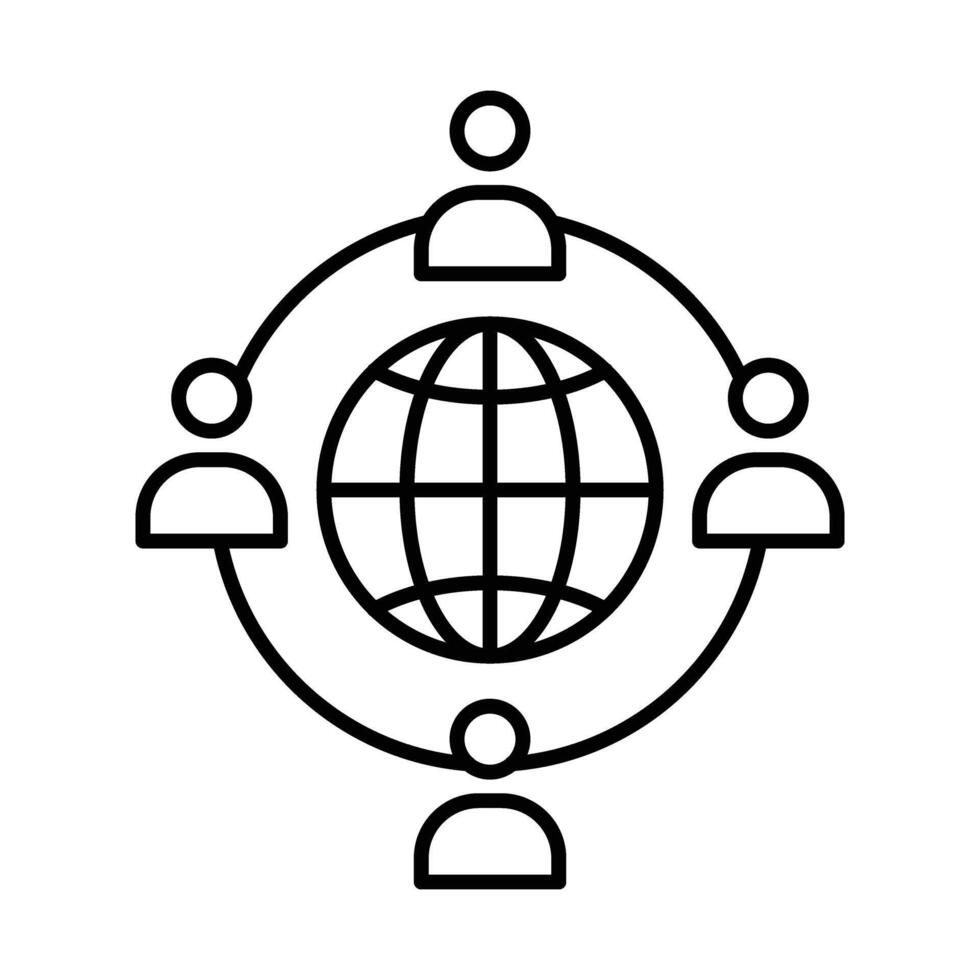 Outsourcing Icon Design vector