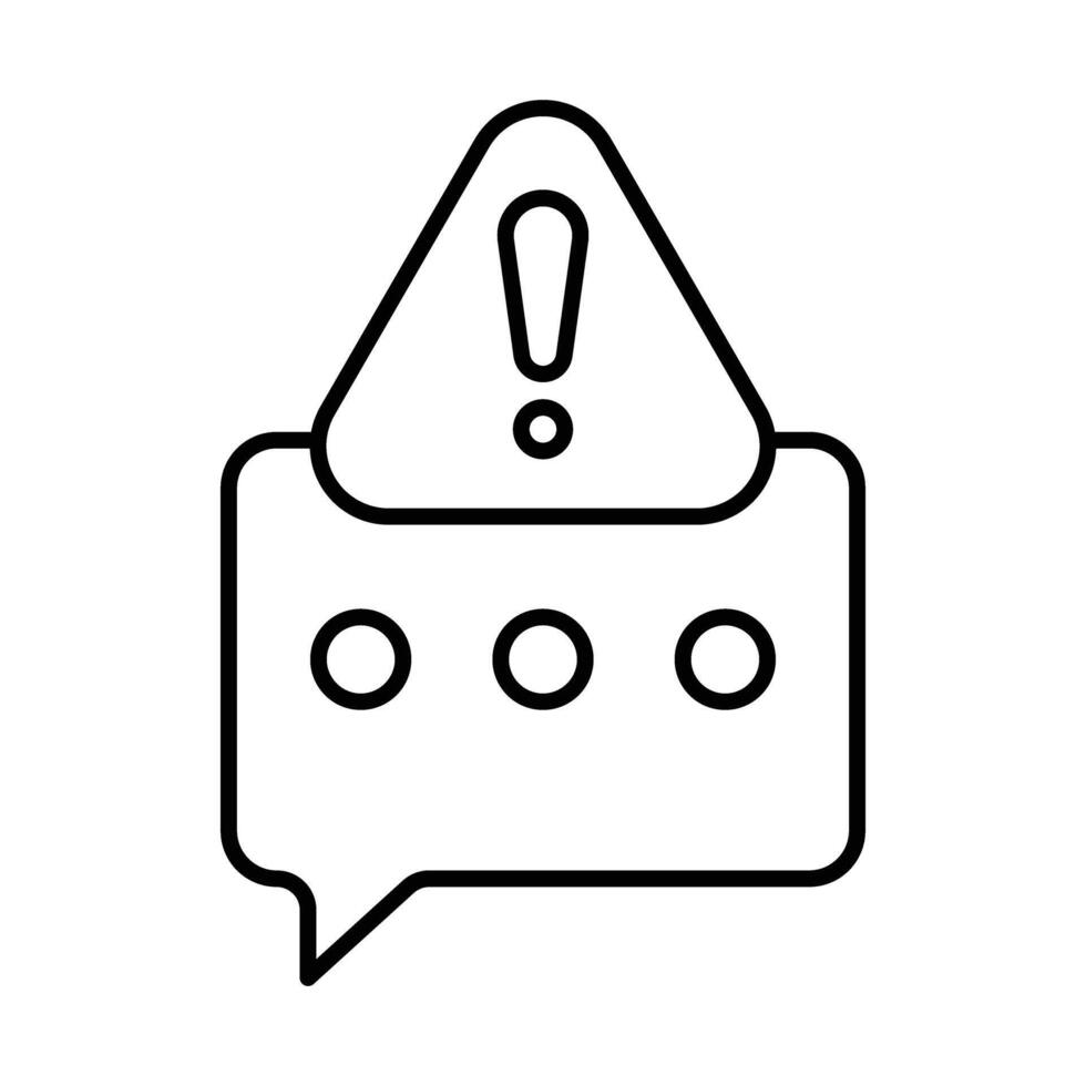 Error Message Icon Design vector