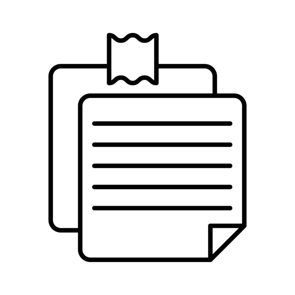 Sticky Notes Icon Design vector