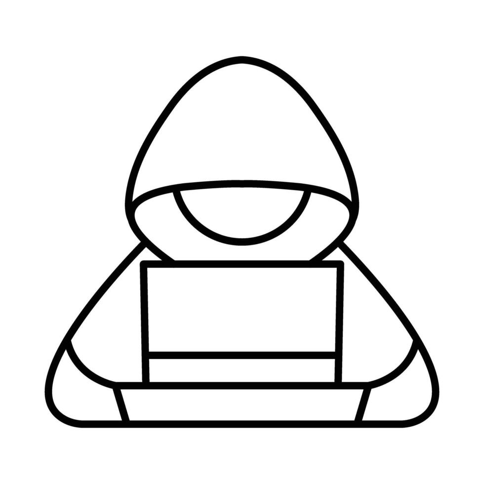 Hacking Icon Design vector