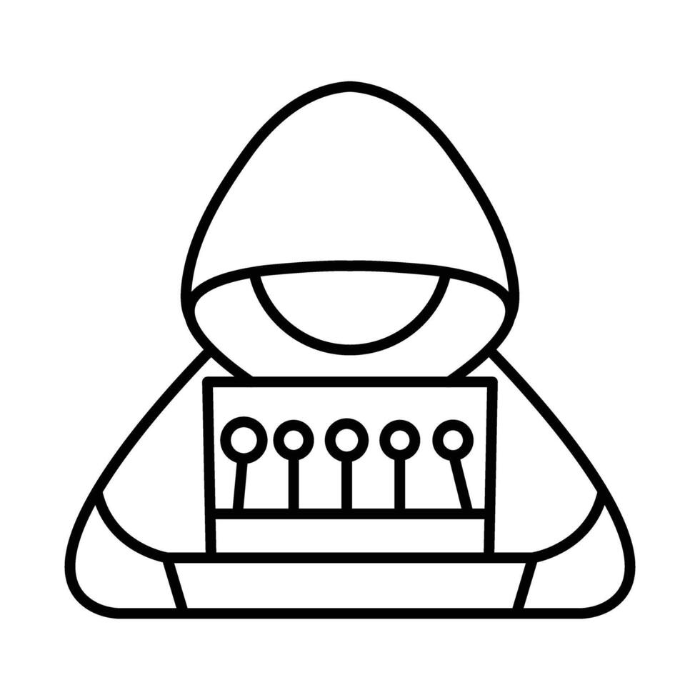 Cyber Attack Icon Design vector