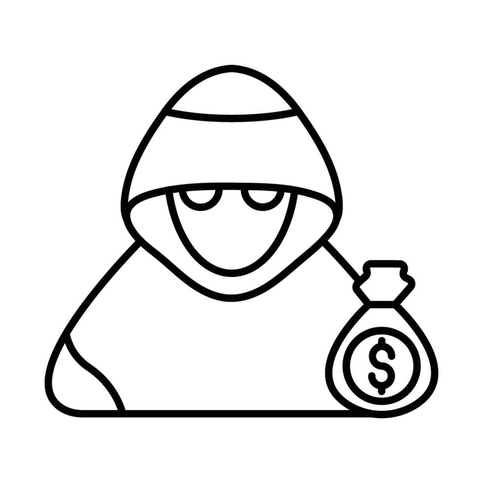 Theft Icon Design vector
