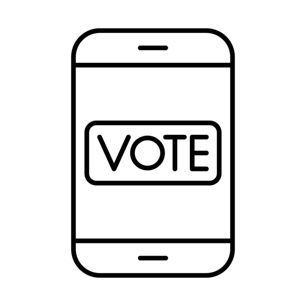 Voting Icon Design vector