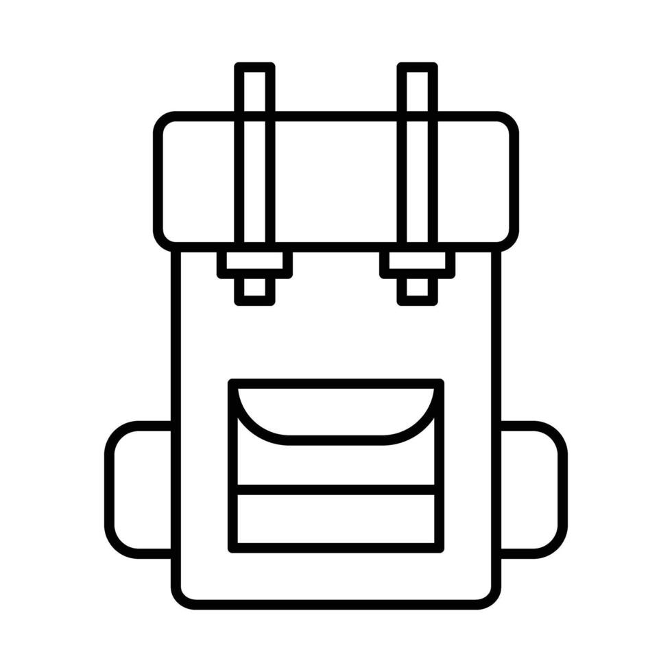 Backpack Icon Design vector