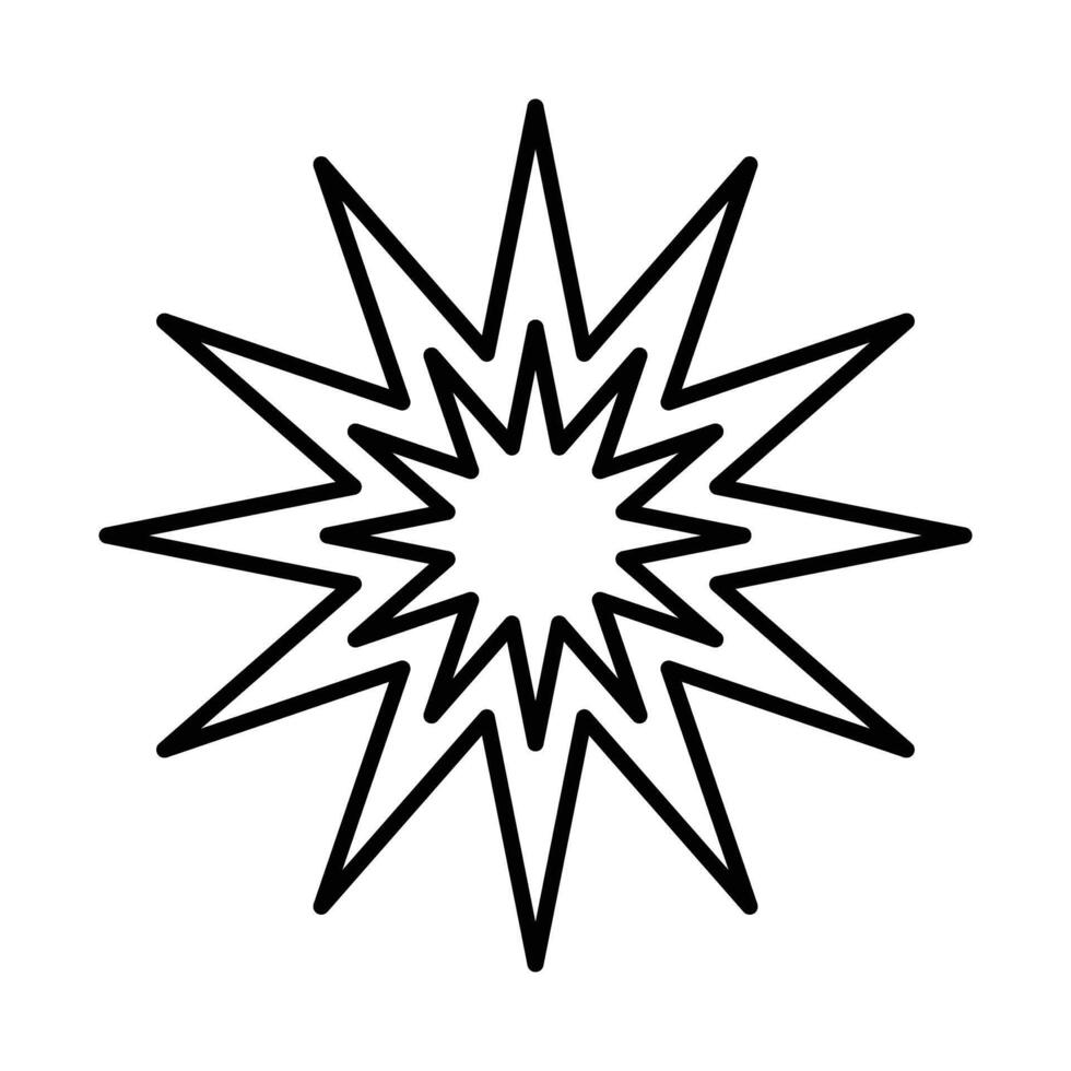 Explosion Icon Design vector